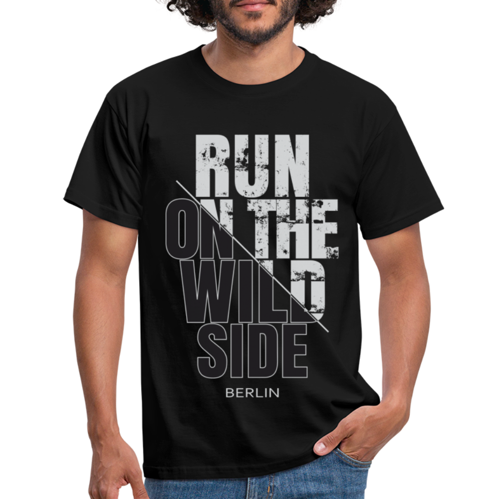 Berlin Shirt Berliner Run on the wild Side Lustiges Berlin T-Shirt - Schwarz