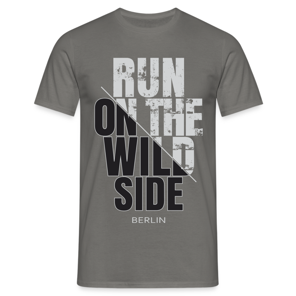 Berlin Shirt Berliner Run on the wild Side Lustiges Berlin T-Shirt - Graphit