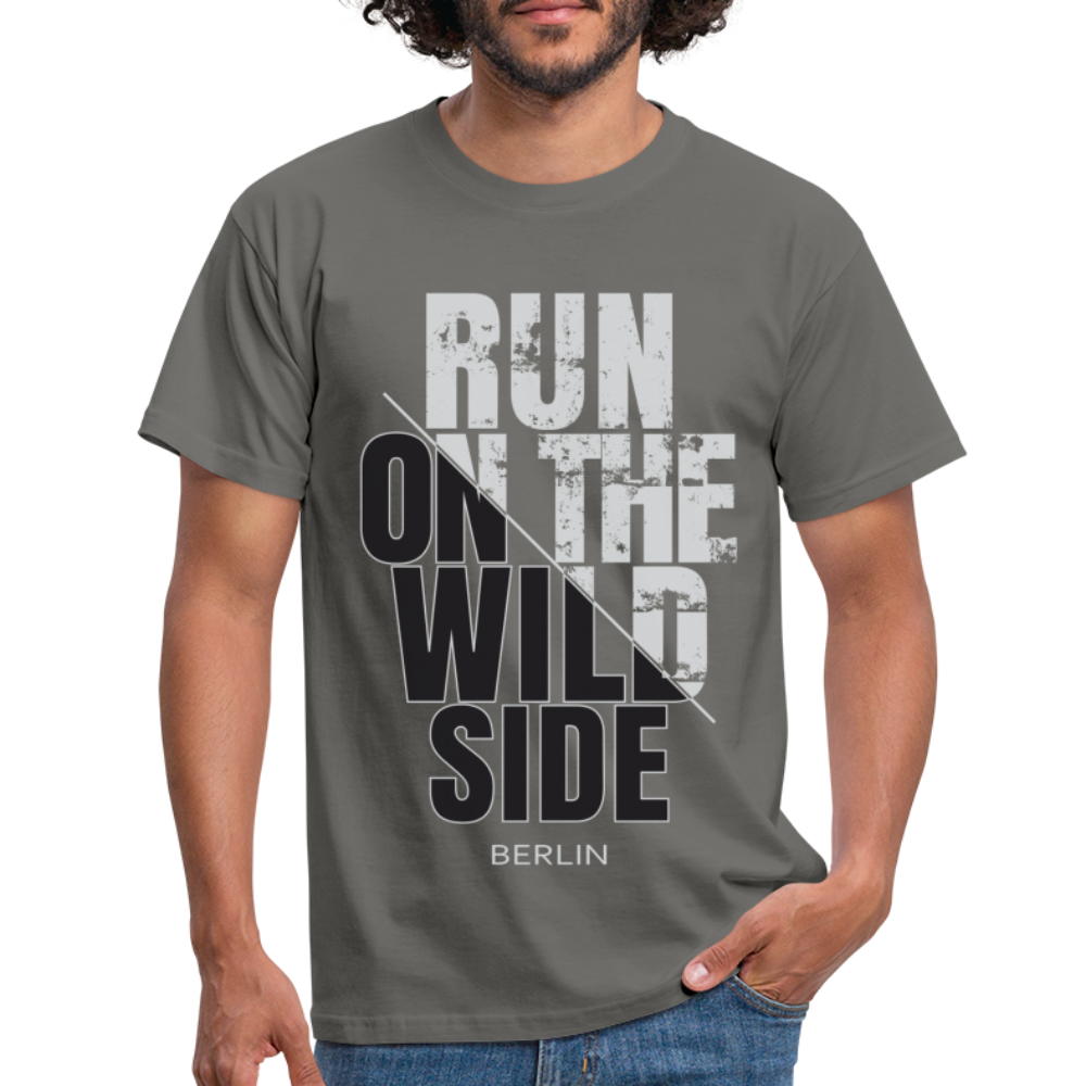 Berlin Shirt Berliner Run on the wild Side Lustiges Berlin T-Shirt - Graphit