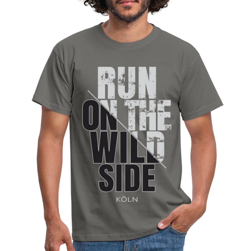 Köln Shirt Kölner Run on the wild Side Lustiges Köln T-Shirt - Graphit