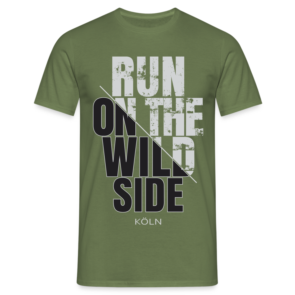 Köln Shirt Kölner Run on the wild Side Lustiges Köln T-Shirt - Militärgrün