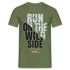 Stollberg Erzgebirge Shirt Run on the wild side Lustiges T-Shirt - Militärgrün