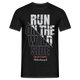 Hohenleipisch Shirt Run on the wild side Lustiges T-Shirt - Schwarz