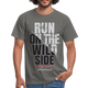 Hohenleipisch Shirt Run on the wild side Lustiges T-Shirt - Graphit