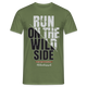 Hohenleipisch Shirt Run on the wild side Lustiges T-Shirt - Militärgrün