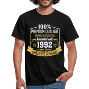 1992 Geburtstags Shirt Limitierte Auflage Jahrgang 1992 Geschenk T-Shirt - Schwarz