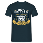 1992 Geburtstags Shirt Limitierte Auflage Jahrgang 1992 Geschenk T-Shirt - Navy