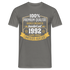 1992 Geburtstags Shirt Limitierte Auflage Jahrgang 1992 Geschenk T-Shirt - Graphit