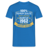 1962 Geburtstags Shirt Limitierte Auflage Jahrgang 1962 Geschenk T-Shirt - Royalblau