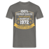 1972 Geburtstags Shirt Limitierte Auflage Jahrgang 1972 Geschenk T-Shirt - Graphit