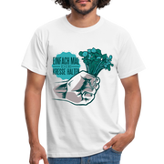 Garten Shirt Einfach mal die Kresse halten Lustiges T-Shirt - Weiß