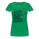 Dorfmädchen Shirt Nur ein Dörfmädchen weiss wie der Maiskolben wächst Premium T-Shirt - Kelly Green