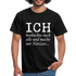 Lustiges T-Shirt mit Spruch Ich beobachte euch alle und mache mir Notizen Fun T-Shirt - Schwarz