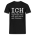 Lustiges T-Shirt mit Spruch Ich beobachte euch alle und mache mir Notizen Fun T-Shirt - Schwarz