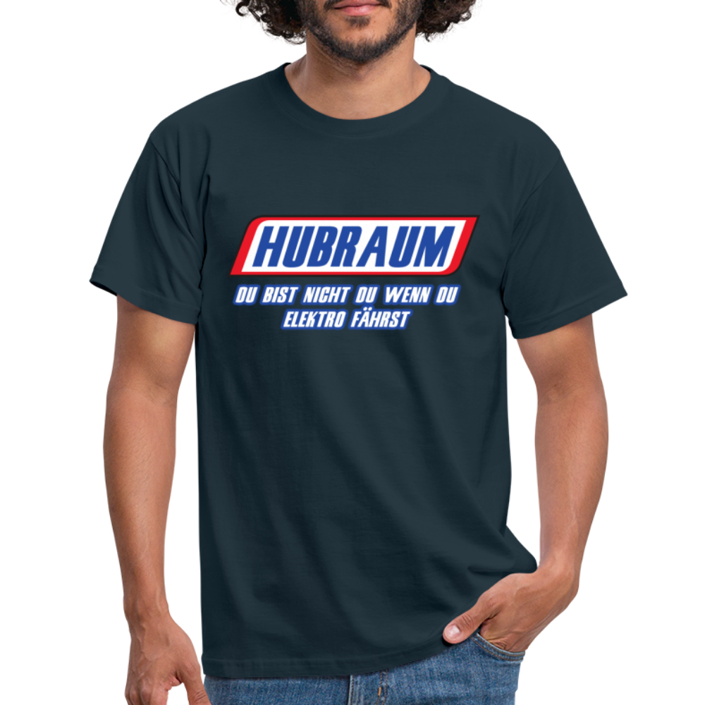 Mechaniker Mechatroniker Shirt Hubraum du bist nicht du wenn du Elektro fährst T-Shirt - Navy