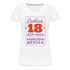 18. Geburtstags Shirt Endlich 18 muss nur noch erwachsen werden Geschenk Premium T-Shirt - white