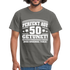 50. Geburtstags Shirt Perfekt auf 50 getunet Original Teile Geschenk T-Shirt - Graphit