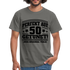 50. Geburtstags Shirt Perfekt auf 50 getunet Original Teile Geschenk T-Shirt - Graphit