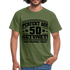 50. Geburtstags Shirt Perfekt auf 50 getunet Original Teile Geschenk T-Shirt - Militärgrün