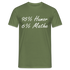 Lustiges Shirt Mathelehrer Geschenk 95% Humor 6% Mathe Witziges T-Shirt - Militärgrün