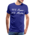 Lustiges Shirt Mathelehrer Geschenk 95% Humor 6% Mathe Witziges Premium T-Shirt - Königsblau