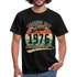 1976 Geburtstags Shirt Legendär seit JUNI 1976 Geschenkidee Geschenk T-Shirt - Schwarz