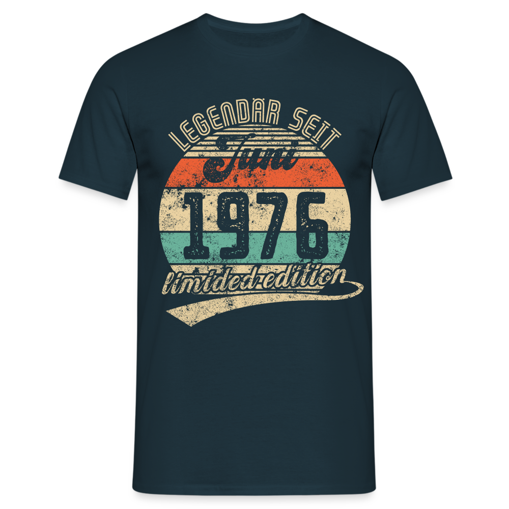 1976 Geburtstags Shirt Legendär seit JUNI 1976 Geschenkidee Geschenk T-Shirt - Navy