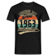 1963 Geburtstags Shirt Legendär seit JUNI 1963 Geschenkidee Geschenk T-Shirt - Schwarz