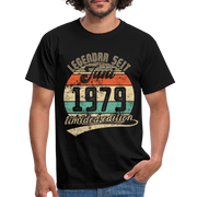 1979 Geburtstags Shirt Legendär seit JUNI 1979 Geschenkidee Geschenk T-Shirt - Schwarz