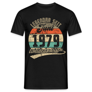 1979 Geburtstags Shirt Legendär seit JUNI 1979 Geschenkidee Geschenk T-Shirt - Schwarz