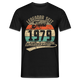 1979 Geburtstags Shirt Legendär seit JUNI 1979 Geschenkidee Geschenk T-Shirt - Schwarz