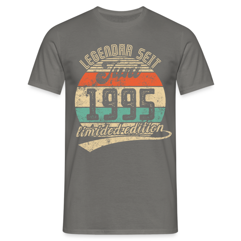 1995 Geburtstags Shirt Legendär seit JUNI 1995 Geschenkidee Geschenk T-Shirt - Graphit