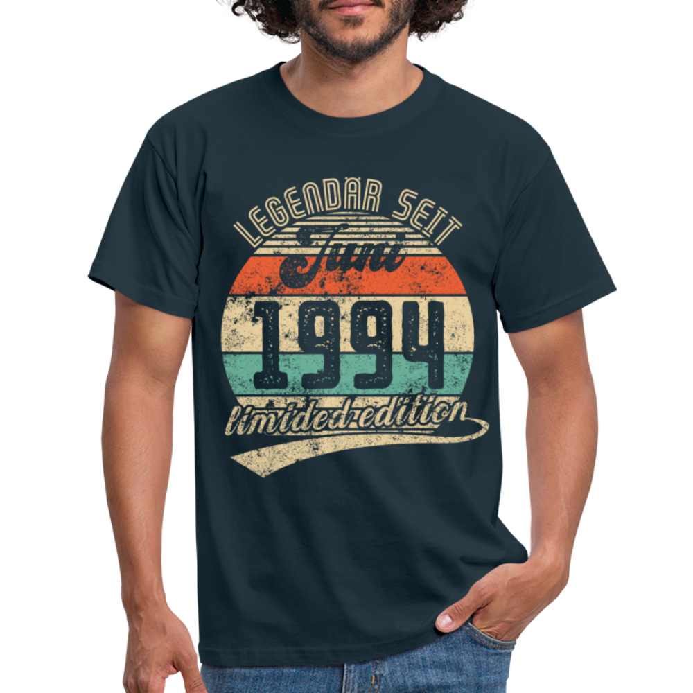 1994 Geburtstags Shirt Legendär seit JUNI 1994 Geschenkidee Geschenk T-Shirt - Navy