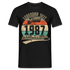 1987 Geburtstags Shirt Legendär seit JUNI 1987 Geschenkidee Geschenk T-Shirt - Schwarz