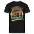 1984 Geburtstags Shirt Legendär seit JUNI 1984 Geschenkidee Geschenk T-Shirt - Schwarz