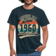1960 Geburtstags Shirt Legendär seit JUNI 1960 Geschenkidee Geschenk T-Shirt - Navy