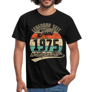 1975 Geburtstags Shirt Legendär seit JUNI 1975 Geschenkidee Geschenk T-Shirt - Schwarz