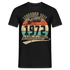 50. Geburtstags Shirt Legendär seit JUNI 1972 Geschenkidee Geschenk T-Shirt - Schwarz