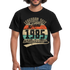 1985 Geburtstags Shirt Legendär seit JUNI 1985 Geschenkidee Geschenk T-Shirt - Schwarz