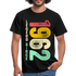 1962 Geburtstags Shirt Legend Since 1962 Retro Style Geschenk Geschenkidee T-Shirt - Schwarz