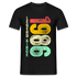 1986 Geburtstags Shirt Legend Since 1986 Retro Style Geschenk Geschenkidee T-Shirt - Schwarz