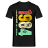 1984 Geburtstags Shirt Legend Since 1984 Retro Style Geschenk Geschenkidee T-Shirt - Schwarz