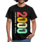 2000 Geburtstags Shirt Legend Since 2000 Retro Style Geschenk Geschenkidee T-Shirt - Schwarz