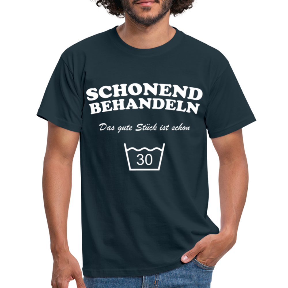 30. Geburtstags Shirt Schonend behandeln Geschenk Geschenkidee T-Shirt - Navy