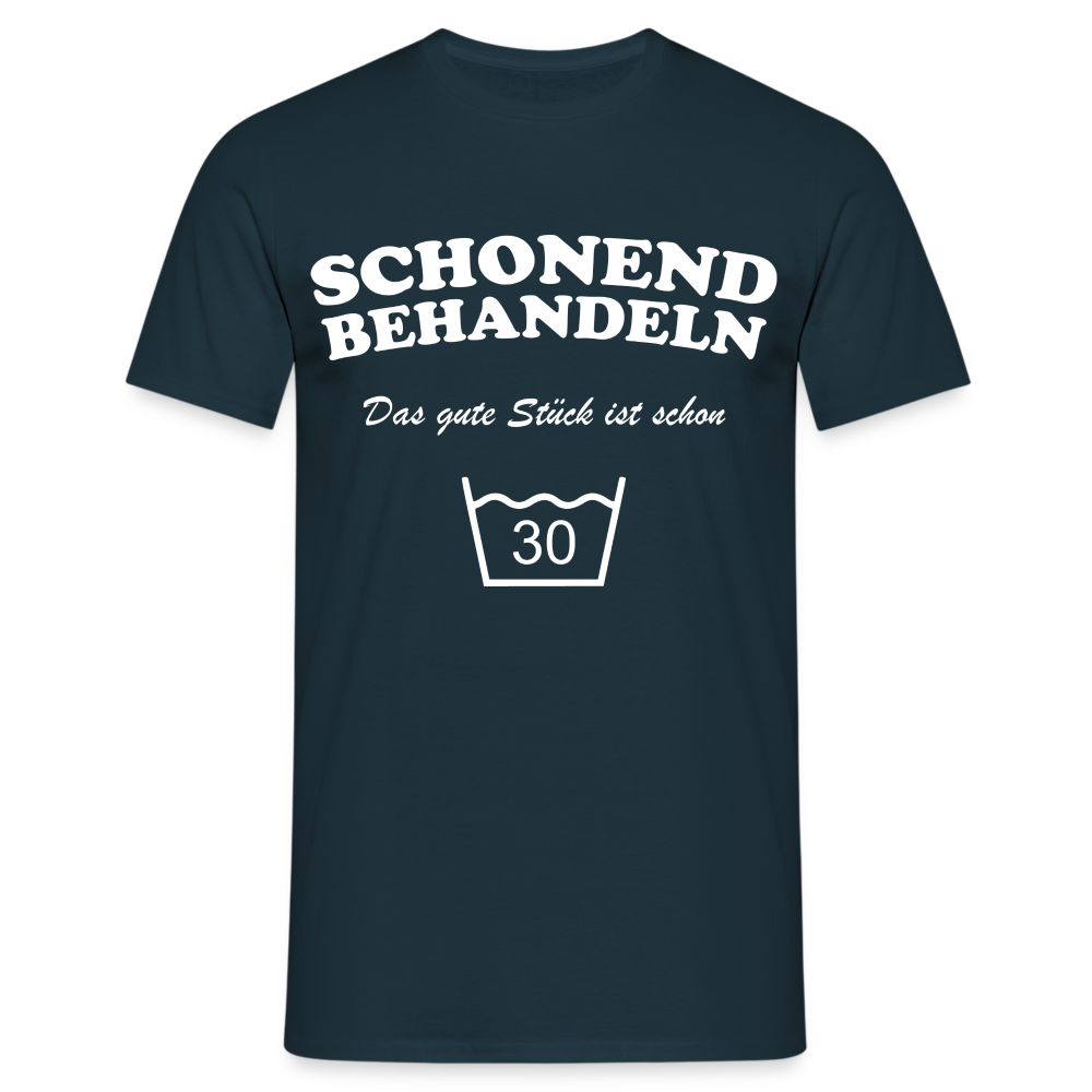 30. Geburtstags Shirt Schonend behandeln Geschenk Geschenkidee T-Shirt - Navy