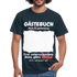 21. Geburtstag Gästebuch Shirt erst unterschreiben Lustiges Geschenk T-Shirt - Navy