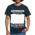 50. Geburtstag Gästebuch Shirt erst unterschreiben Lustiges Geschenk T-Shirt - Navy