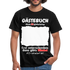 33. Geburtstag Gästebuch Shirt erst unterschreiben Lustiges Geschenk T-Shirt - Schwarz