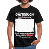 47. Geburtstag Gästebuch Shirt erst unterschreiben Lustiges Geschenk T-Shirt - Schwarz