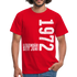 50. Geburtstag Shirt Legendär seit Juni 1972 Geschenk Geschenkidee T-Shirt - Rot
